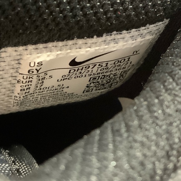 Nike Dunk High GS Venom Anthracite Black White 7.5 Women / 6Y DH9751-001 - Picture 6 of 9